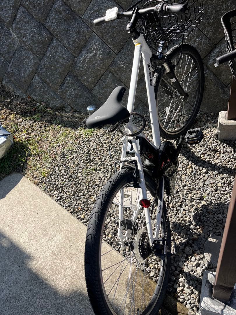 Panasonic 電動アシスト自転車 ホワイト　ハリア