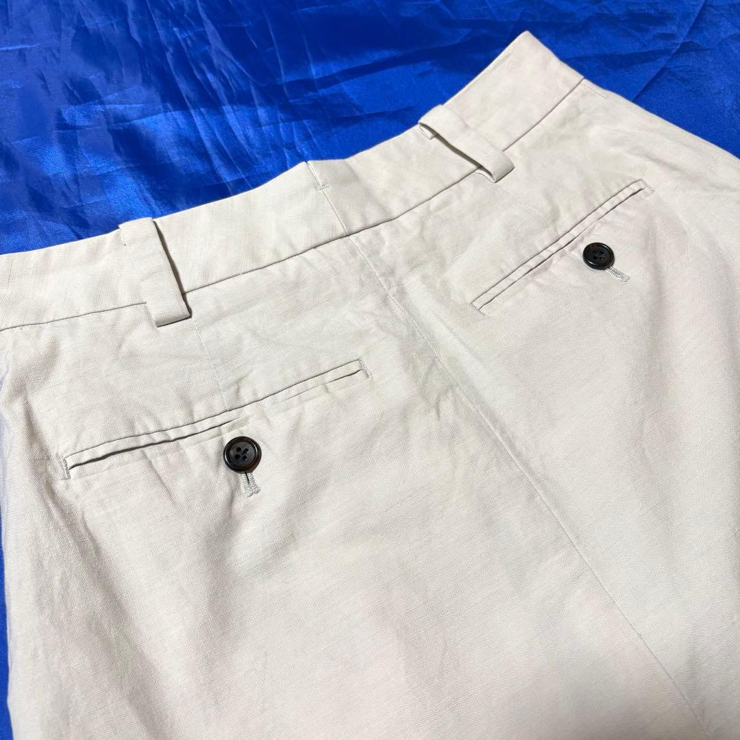 MARGARET HOWEL コットンツイル リネン×シルク混 スカート