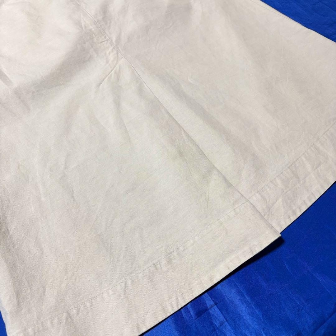 MARGARET HOWEL コットンツイル リネン×シルク混 スカート