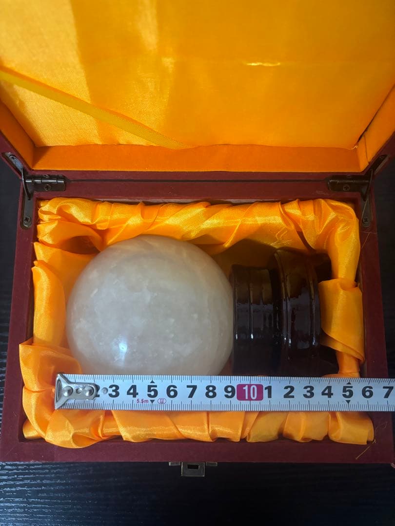 牛*明様 中国美術品・骨董品　天然石夜明珠・極美品絶品・風水置物・ 擺件・古賞物