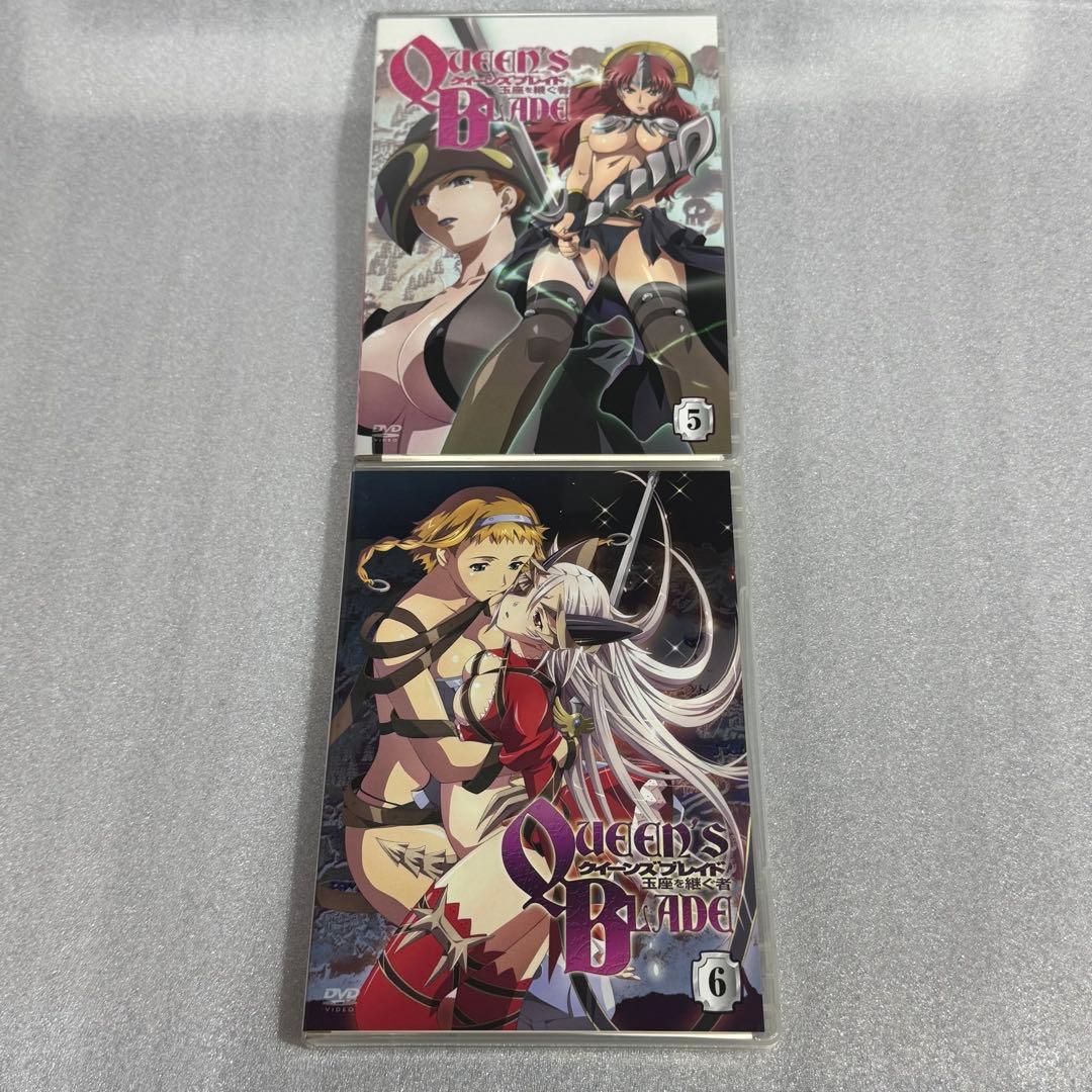 全6巻 特典付 クイーンズブレイド 玉座を継ぐ者　DVD