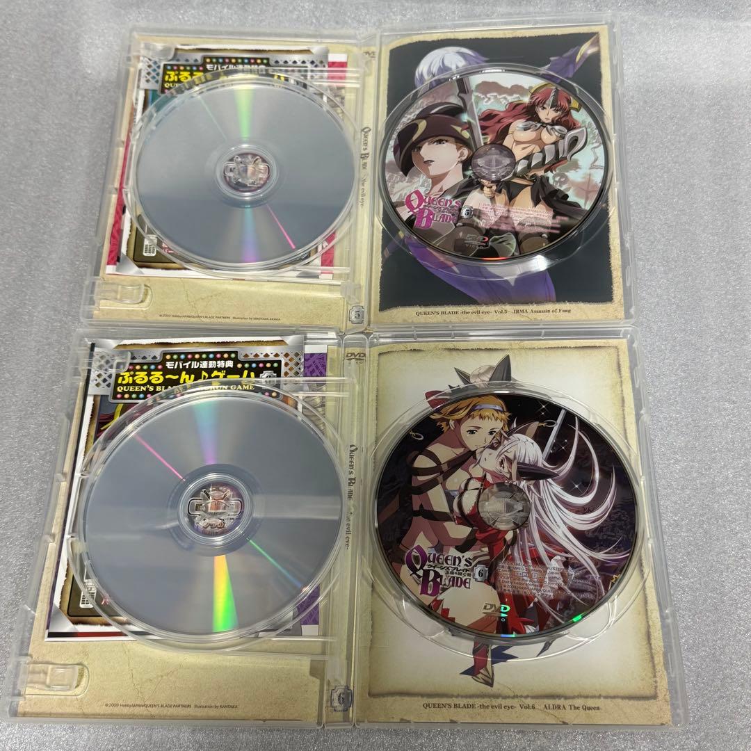 全6巻 特典付 クイーンズブレイド 玉座を継ぐ者　DVD