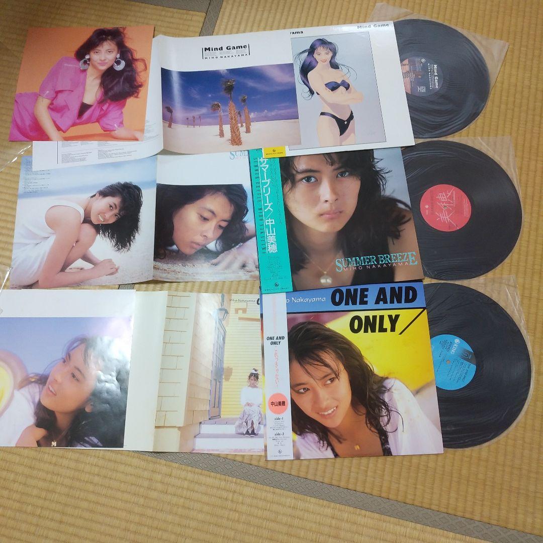 中山美穂　LP3枚まとめ売り