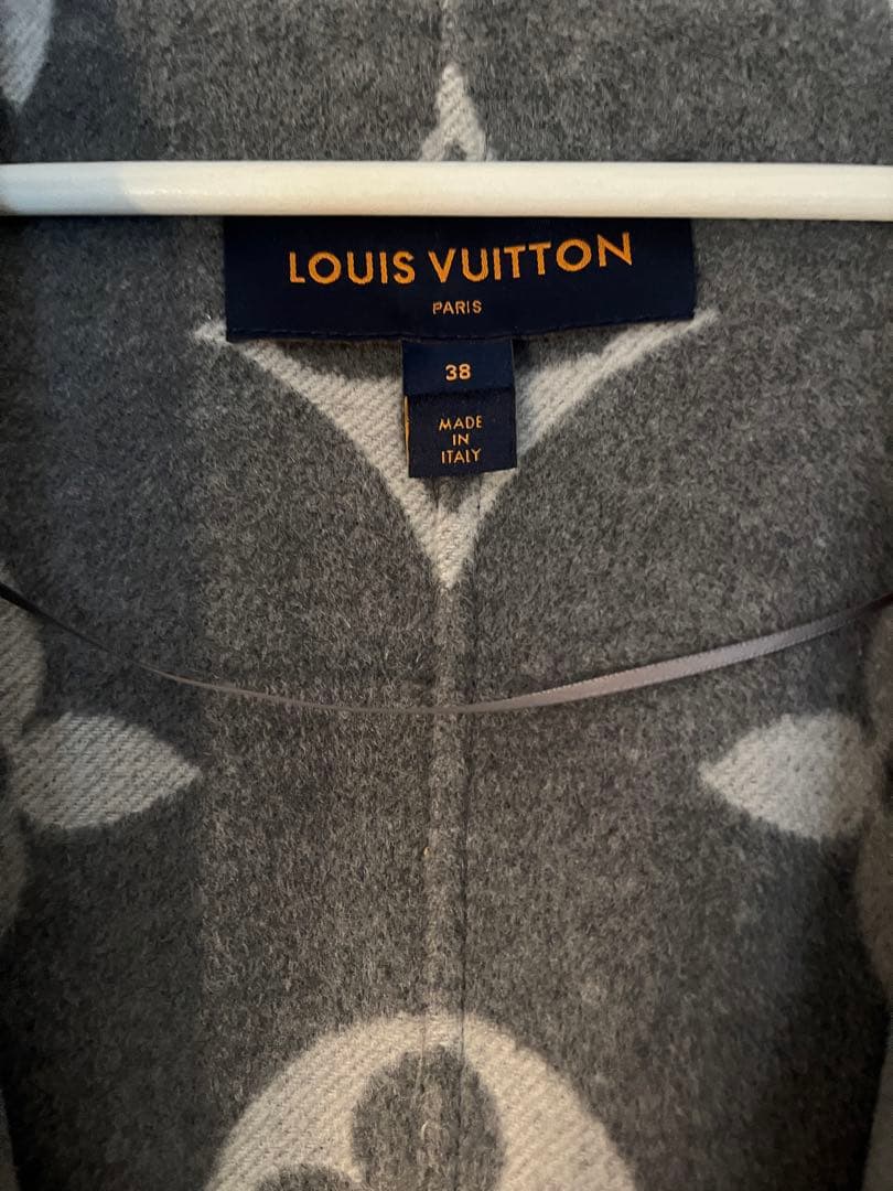 LOUIS VUITTON ロングコート 38 グレー