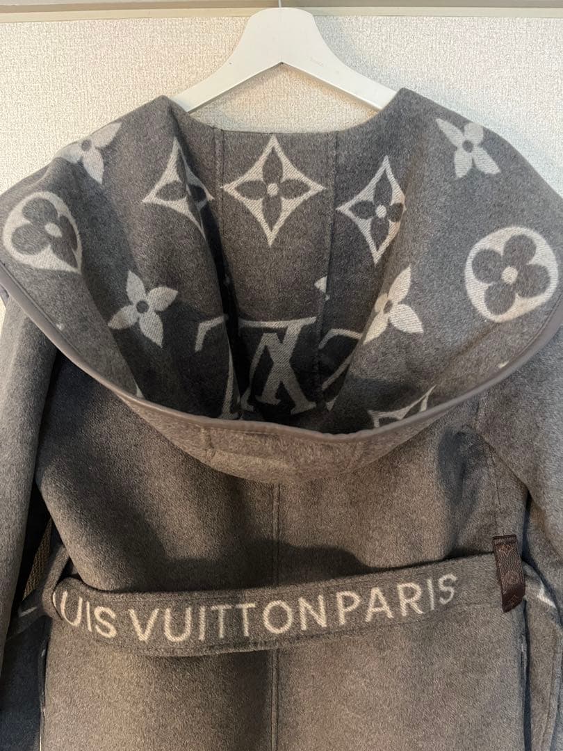 LOUIS VUITTON ロングコート 38 グレー