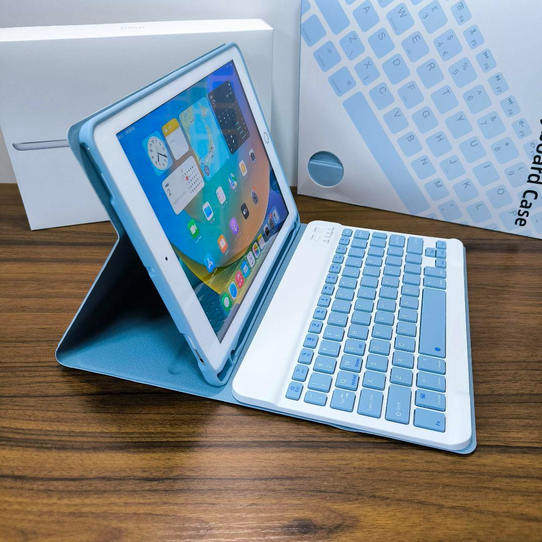 iPad 第5世代 Simフリー 128GB ケースとキーボードセット