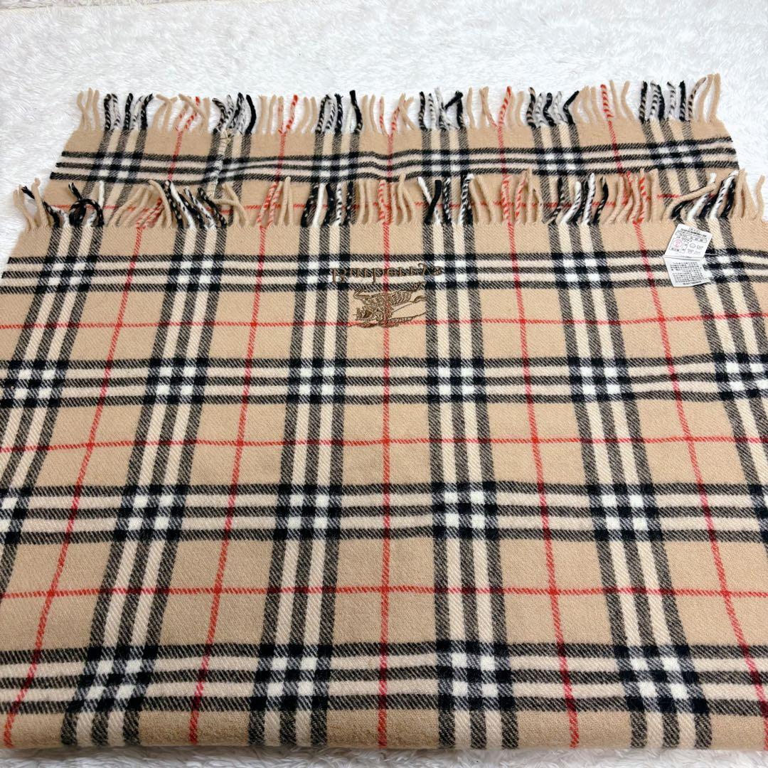 Burberrys バーバリー　マフラー　ストール　大判　ノバチェック　ウール