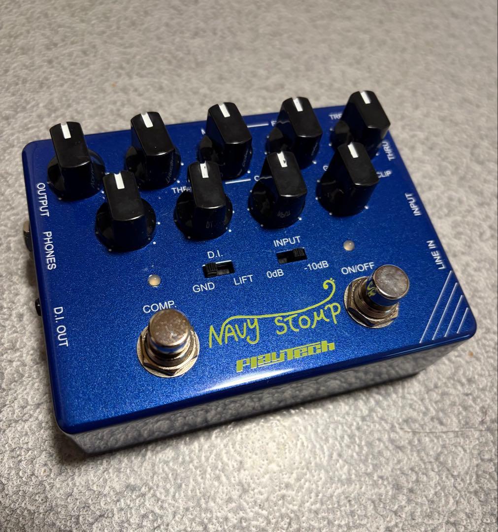 PLAYTECH Navy Stomp ベース用プリアンプ