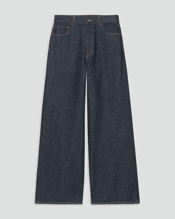 《新品》現行品*定価3.5万 セオリー ワイドデニム インディゴ 25