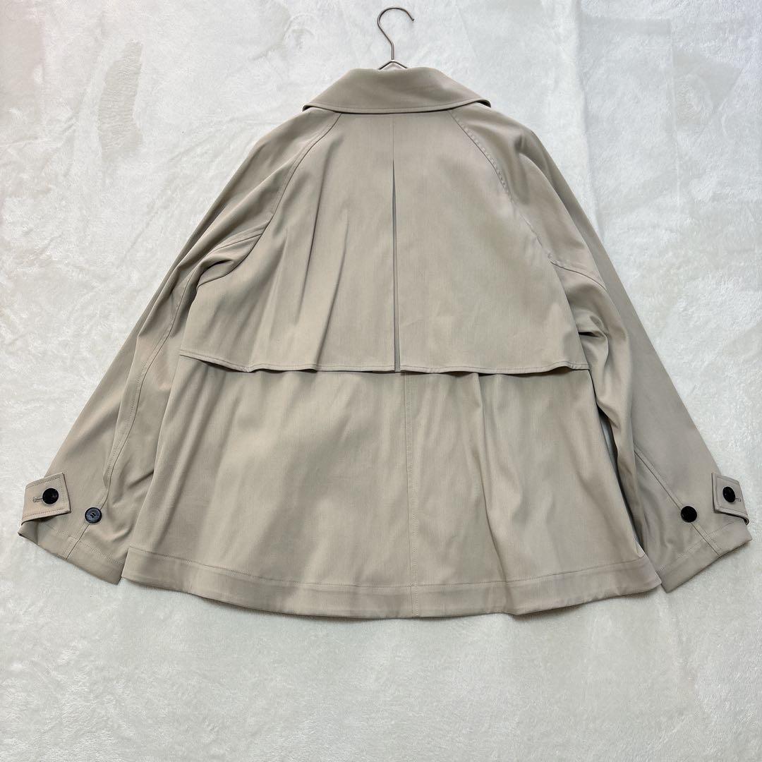 美品　UNFILO アンフィーロ　洗える　ショート トレンチコート　Sサイズ