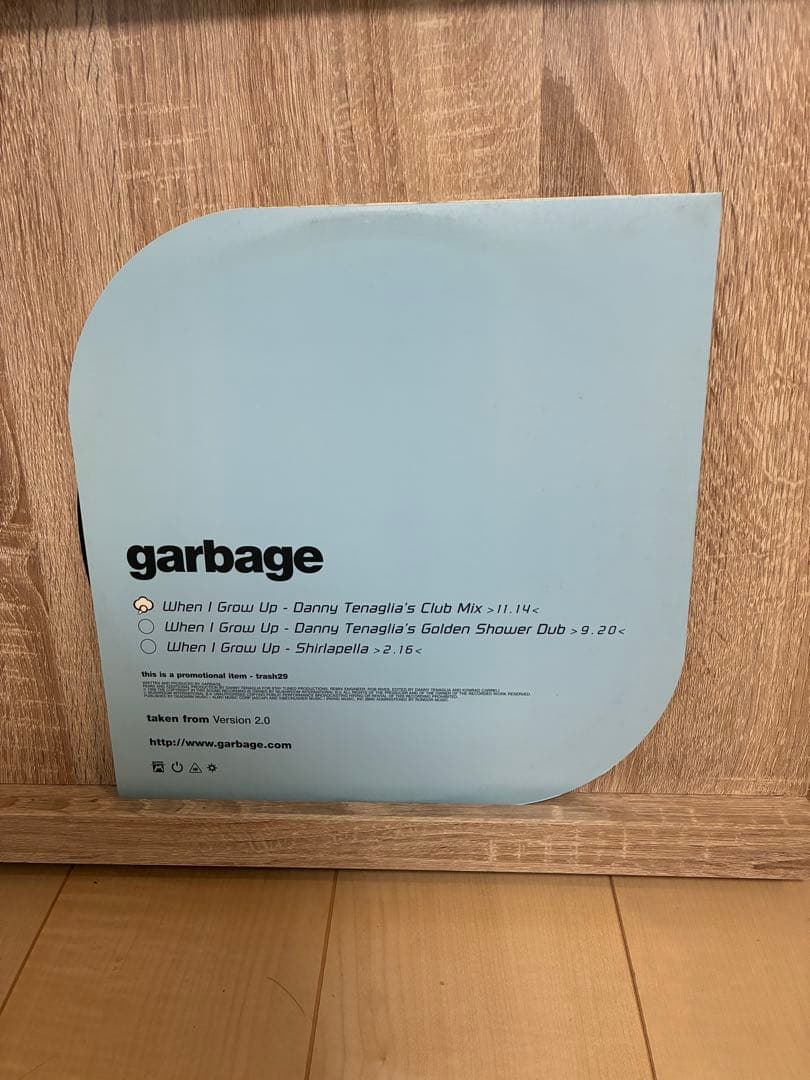 garbage When I Grow Up 12インチレコード