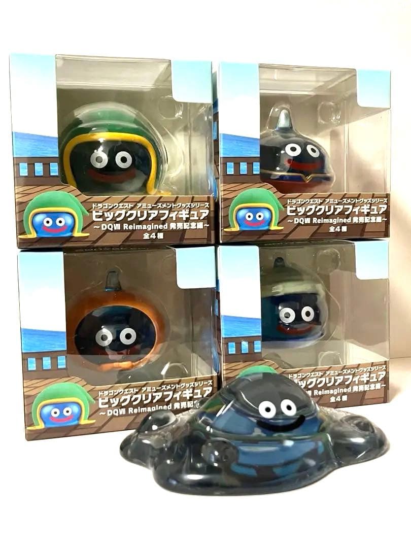 ドラクエ　ビッグクリアフィギュア　DQⅦ Reimagined4体&はぐメタ