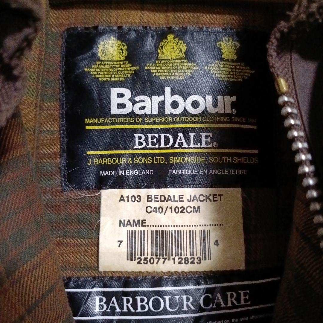 j*a様 希少　90s BARBOUR BEDALE　リメイク　 YOUSED
