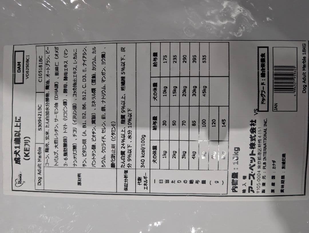 肉球1ドッグフード ドライフード 18kg