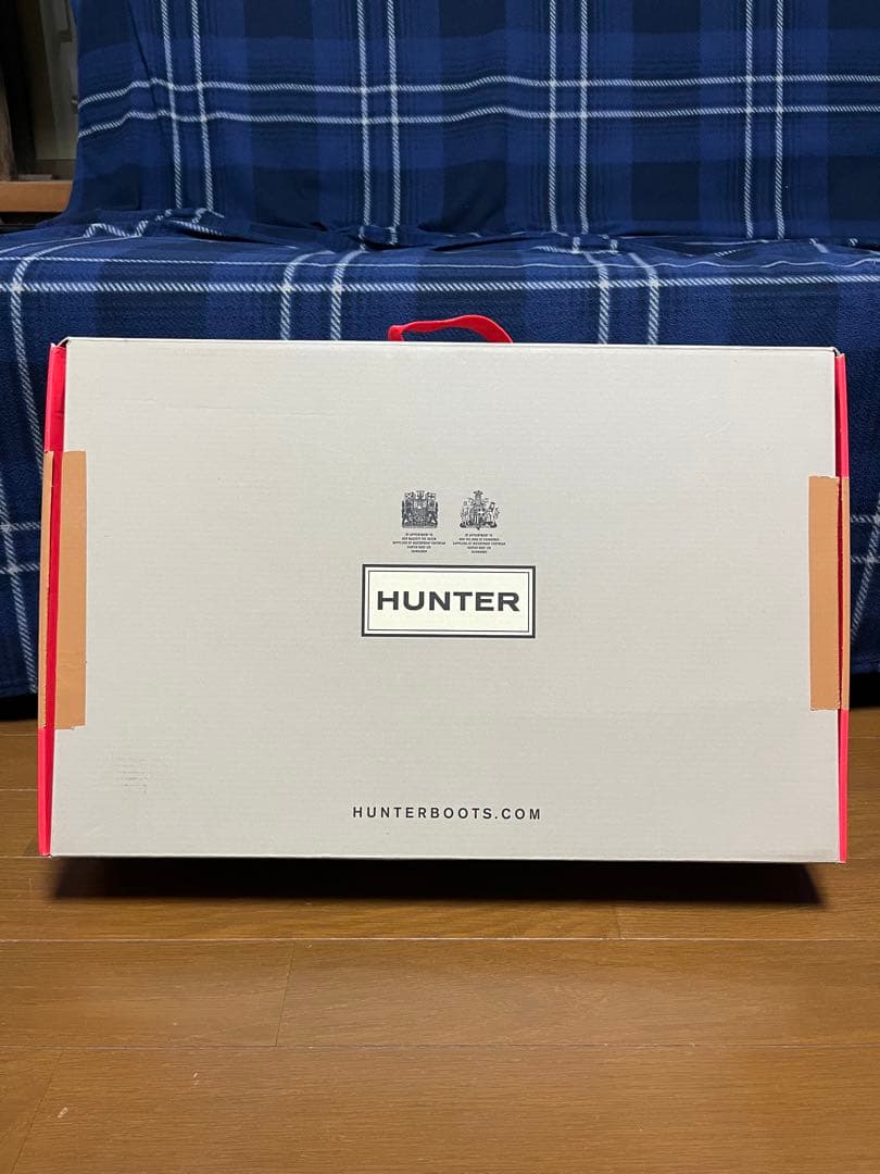 ハルさん専用 HUNTER グリーン ロングブーツ バックル付き