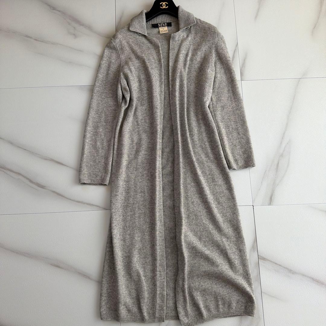 希少 MM MaxMara マックスマーラ カシミヤ ロング カーディガン