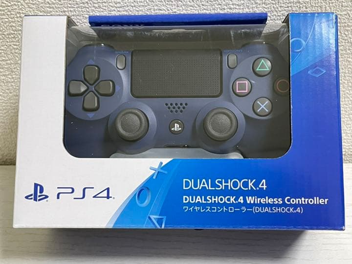 【PS4】ワイヤレスコントローラー(DUALSHOCK4)ブラック、ブルー