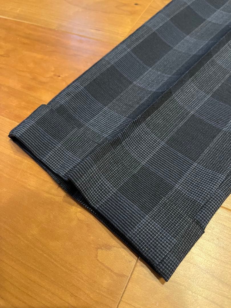 azabu tailor スーツ42A ネイビーチェック