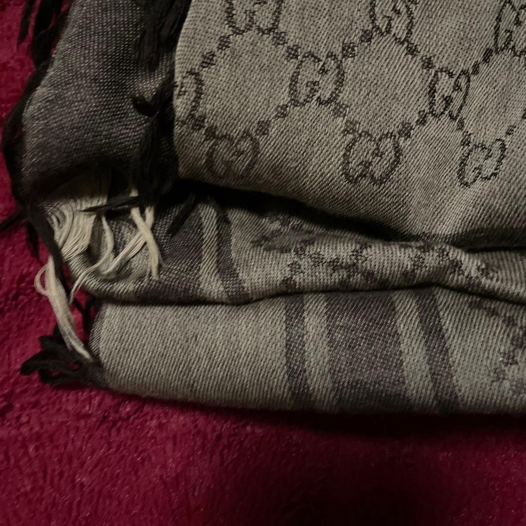 週末限定お値下( ^ω^ )グッチ　GG ショール 大判