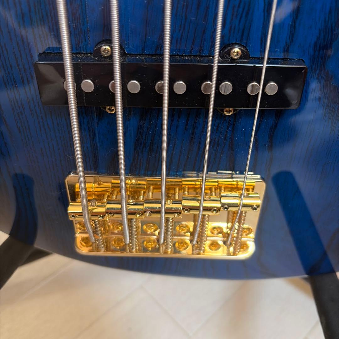 ❤️AriaProII RSB-42AR 5弦ベース美品 チューナー ストラップ