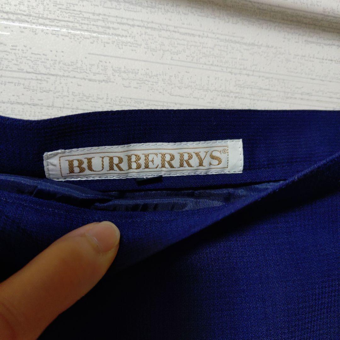 BURBERRY ネイビー テーラードジャケットスーツ