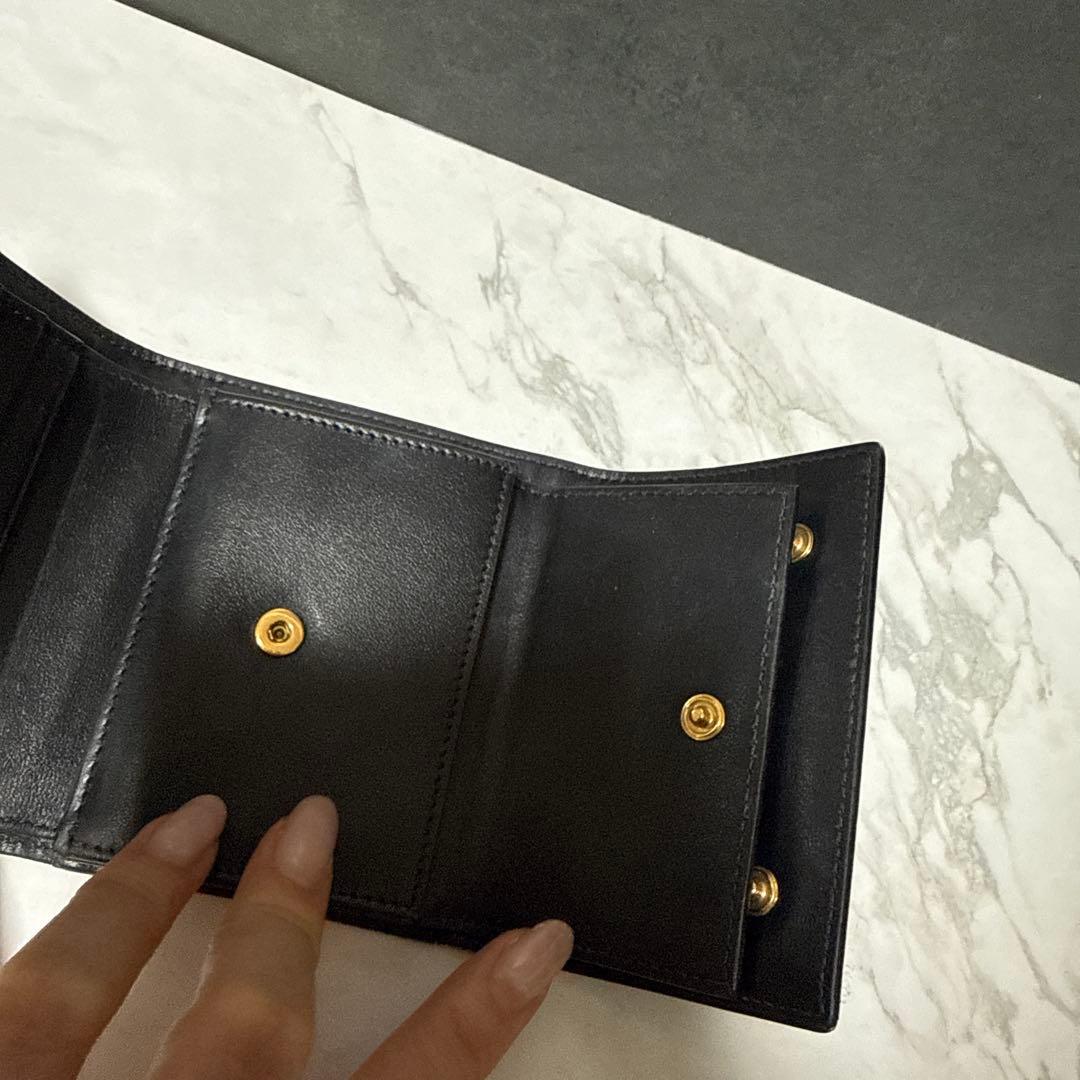 【冨永愛愛用品】セリーヌ レオパード 豹柄 三つ折り 財布【激レア】