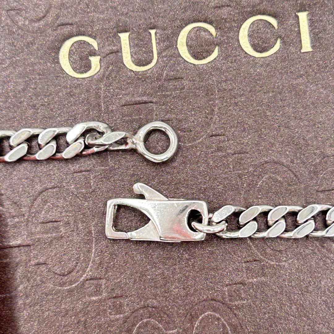GUCCI グッチ ゴースト バー 喜平チェーン ネックレス