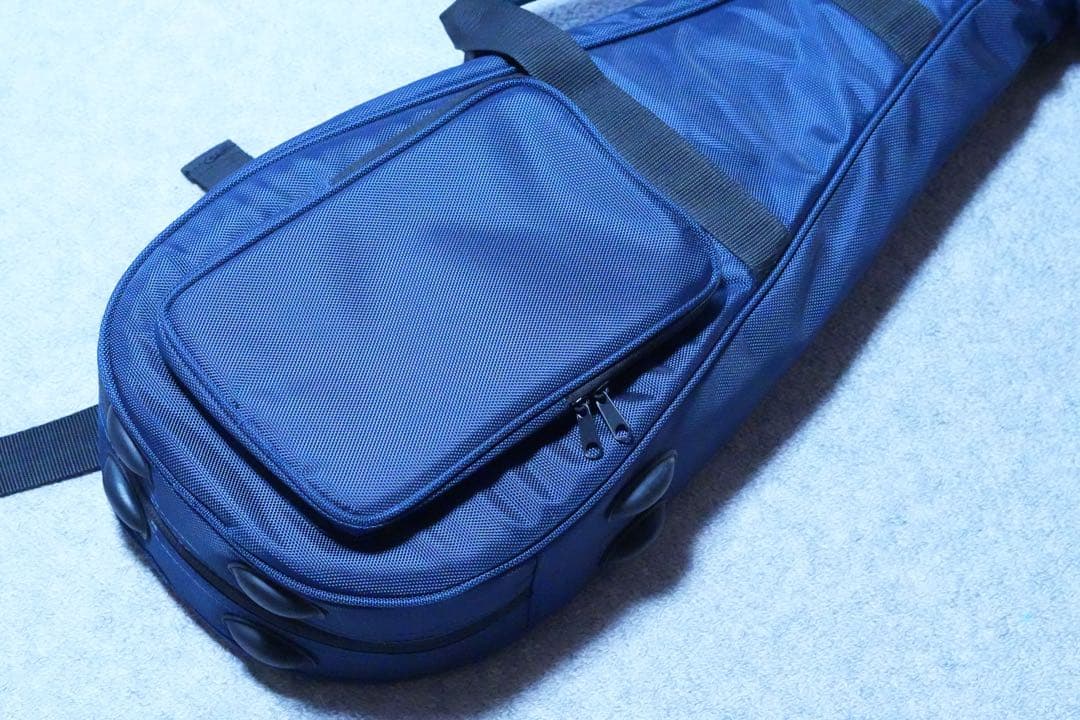 三味線　ケース　カバー　リュックケース　1680D　細棹・中棹　紺