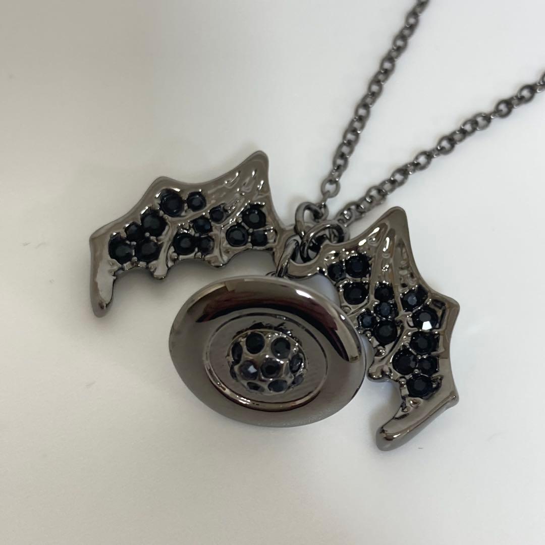 Vivienne Westwood✨バットオーブネックレス　ガンメタ