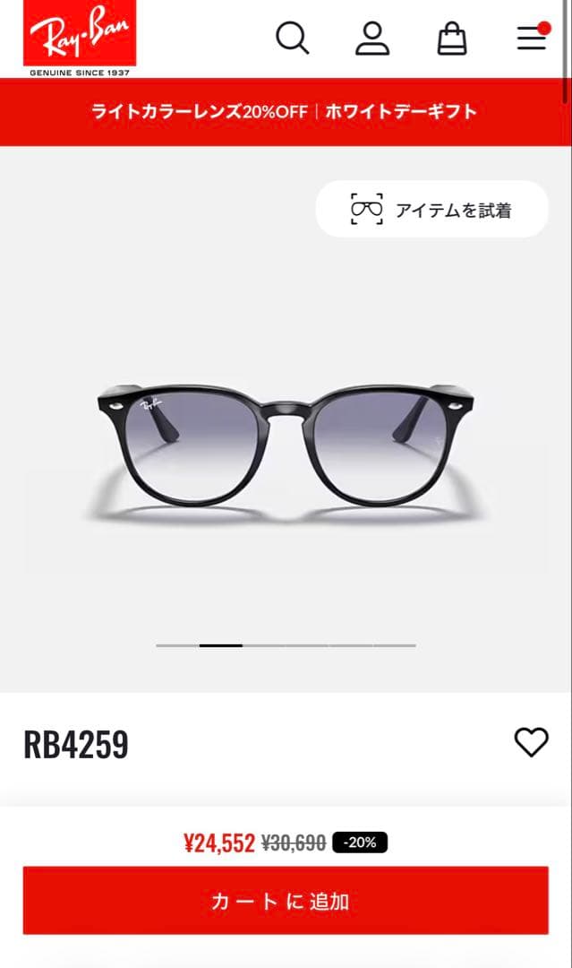レイバン　RayBan RB4259