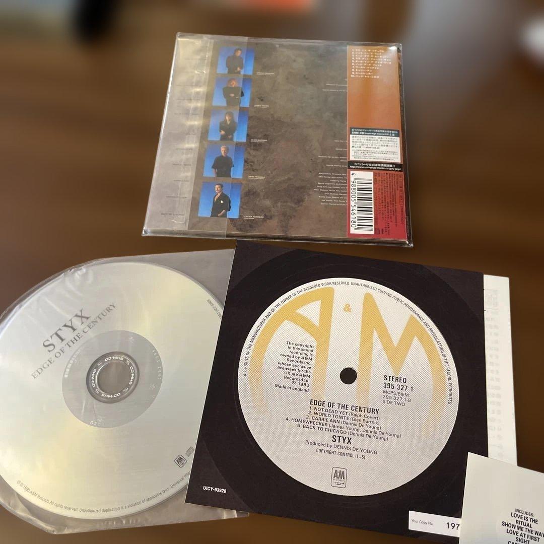 AOR 紙ジャケットCD スティクス/Edge of the Century