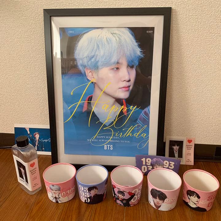 お値下げしました！！bts センイル SUGA ユンギ 韓国 10点 セット