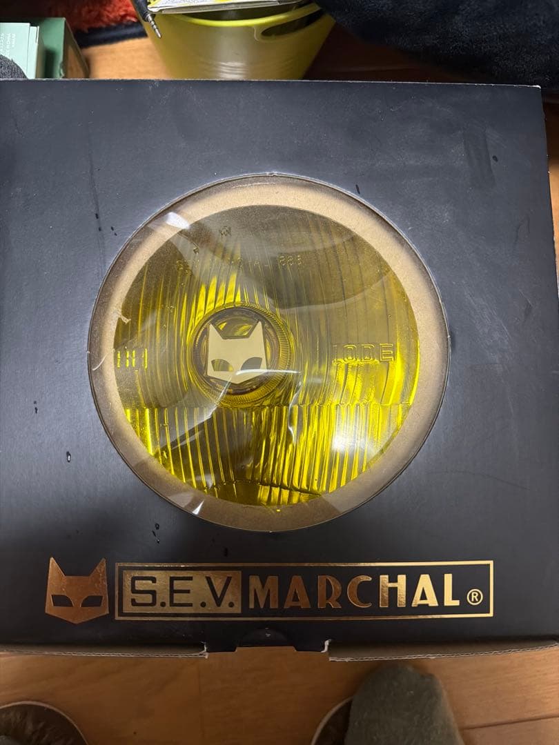 MARCHAL イエローヘッドライト ドライビングヘッドランプ マーシャル