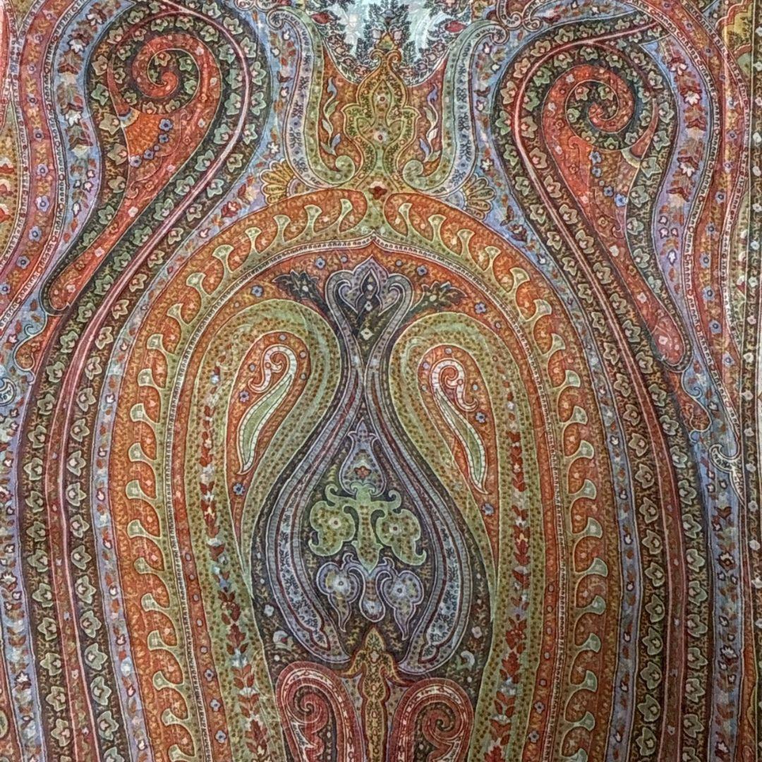 新品・未使用品★ETRO エトロ シルク100% 大判ストール スカーフ