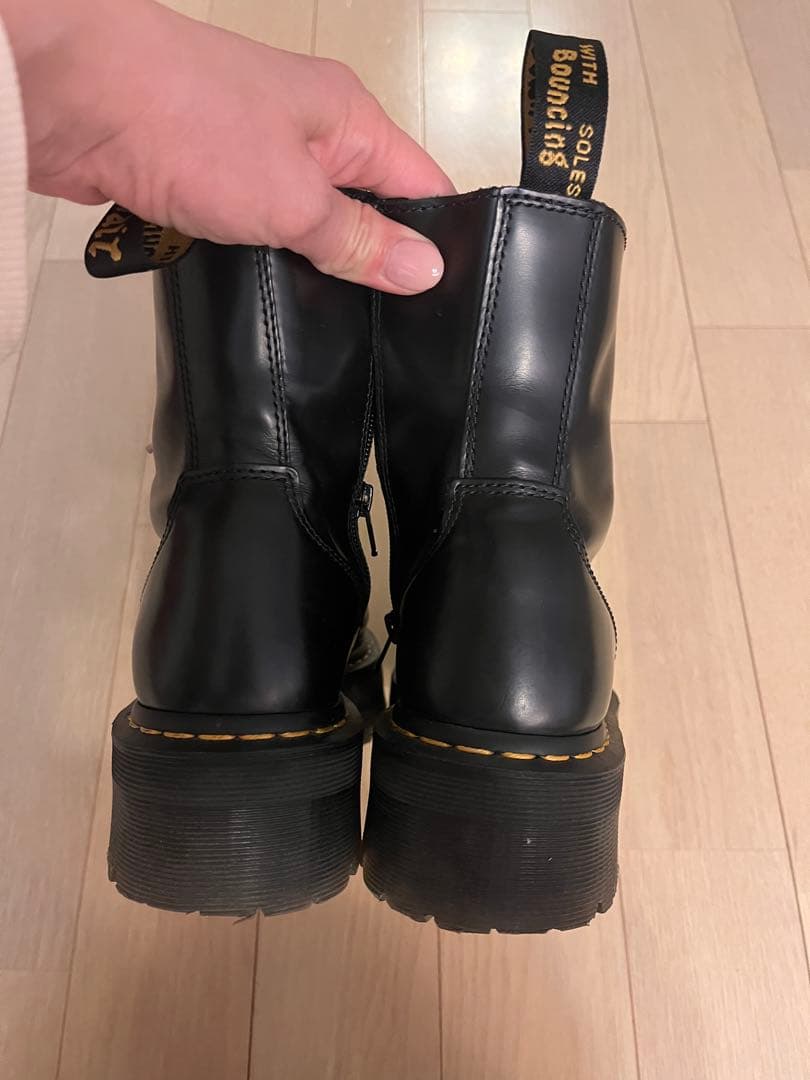 【Dr. Martens】Jadon ブラックブーツ UK7 8ホール