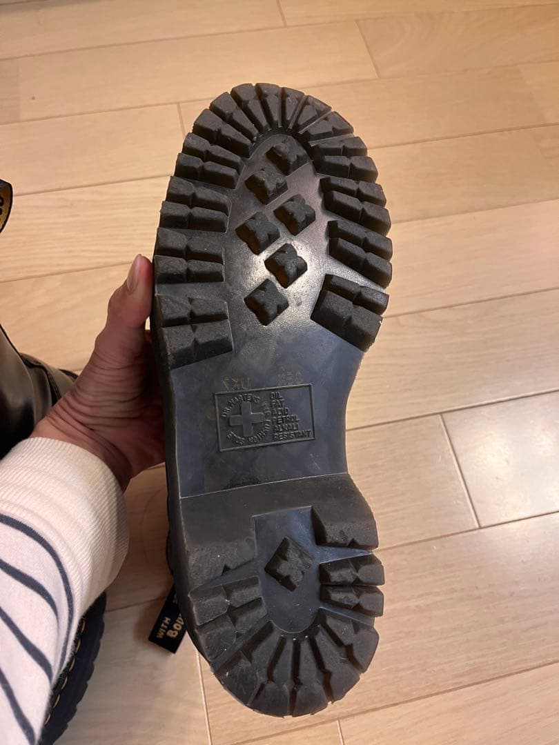 【Dr. Martens】Jadon ブラックブーツ UK7 8ホール
