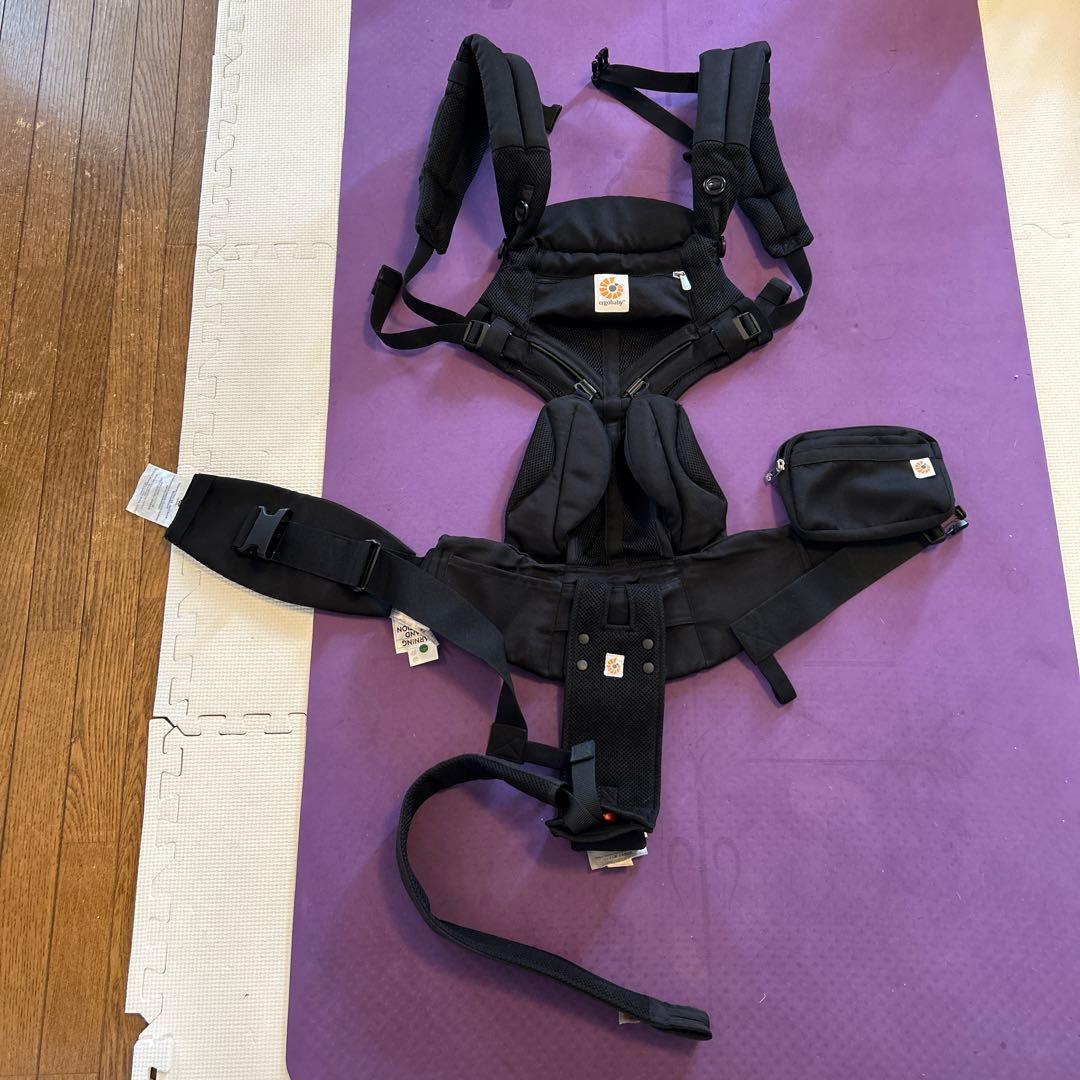 【美品】エルゴベビー 抱っこ紐 ブラック オムニ360