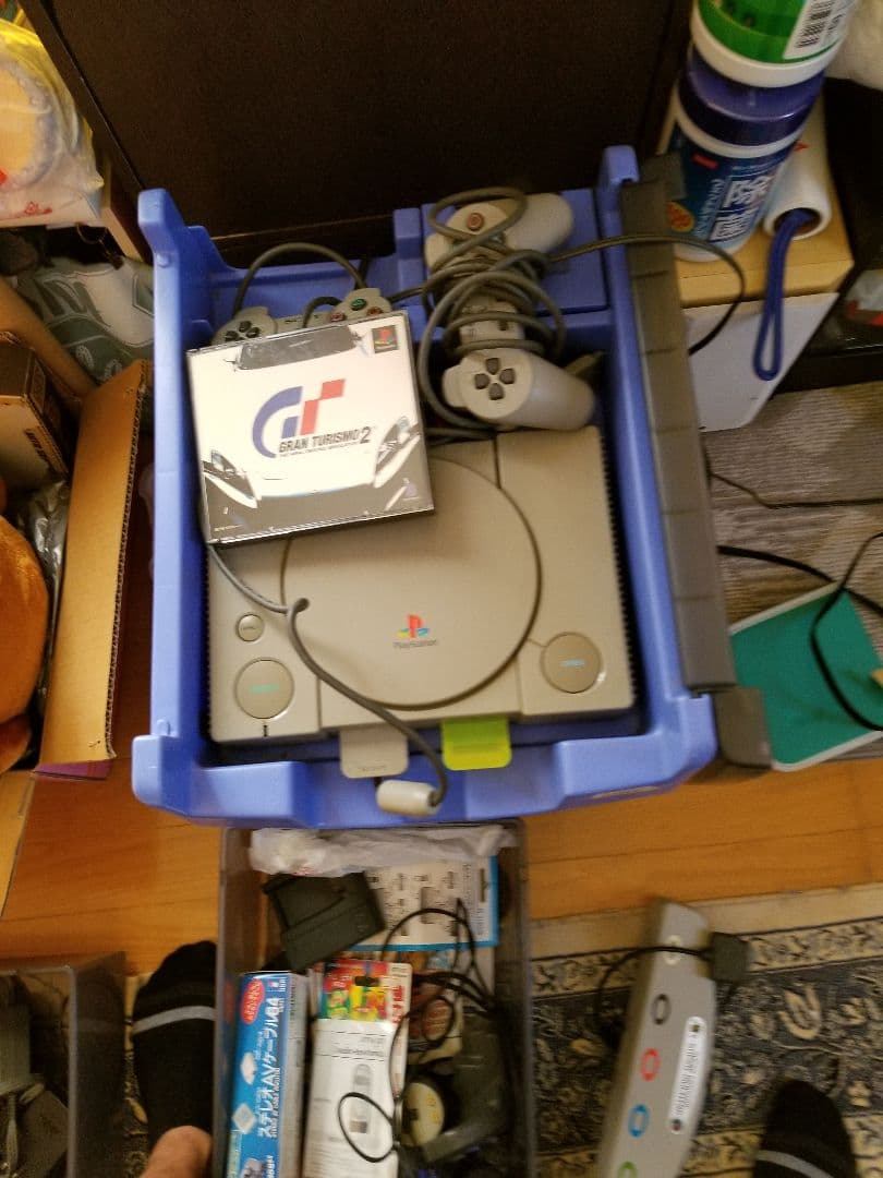 プレイステーション作動品中古ソフト付き、