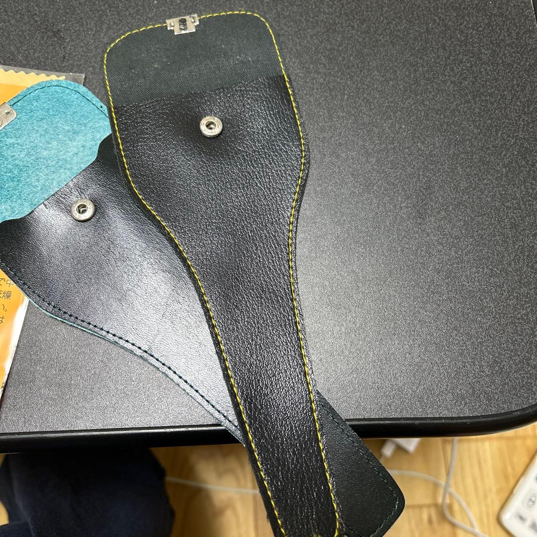 ★すきバサミ　新品　未使用　セーム革一枚付き