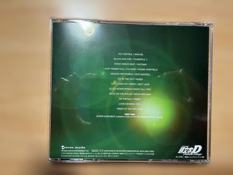 頭文字D　CD10枚セット　ユーロビート　劇中使用曲　しげの秀一