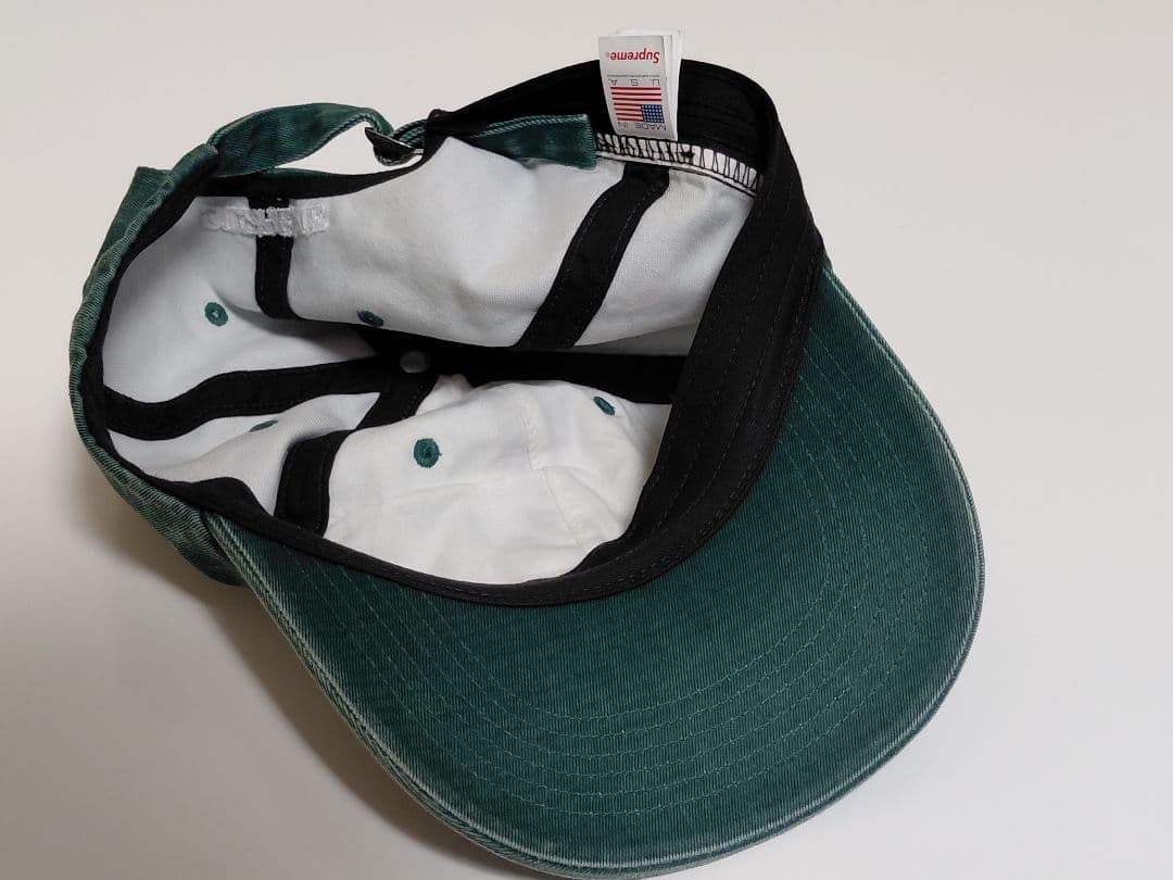 美品　Supreme　Pigment　Coated　S Logo　6-Panel