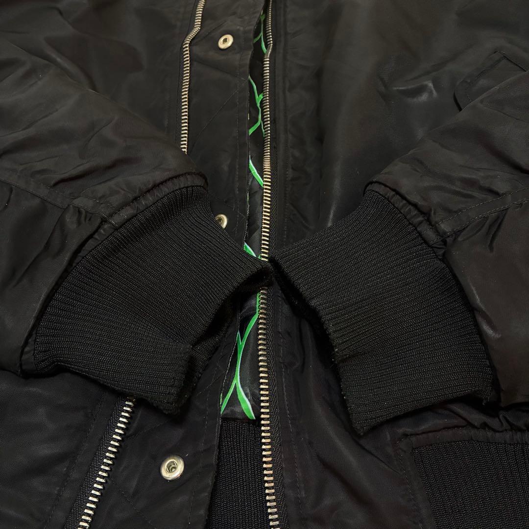KENZO× リバーシブル ボンバー ジャケット XL相当　MA-1 黒