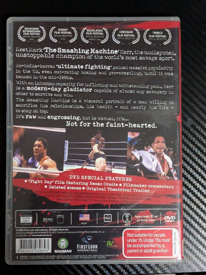 洋画・外国映画 THE SMASHING MACHINE DVD PAL REGION 4