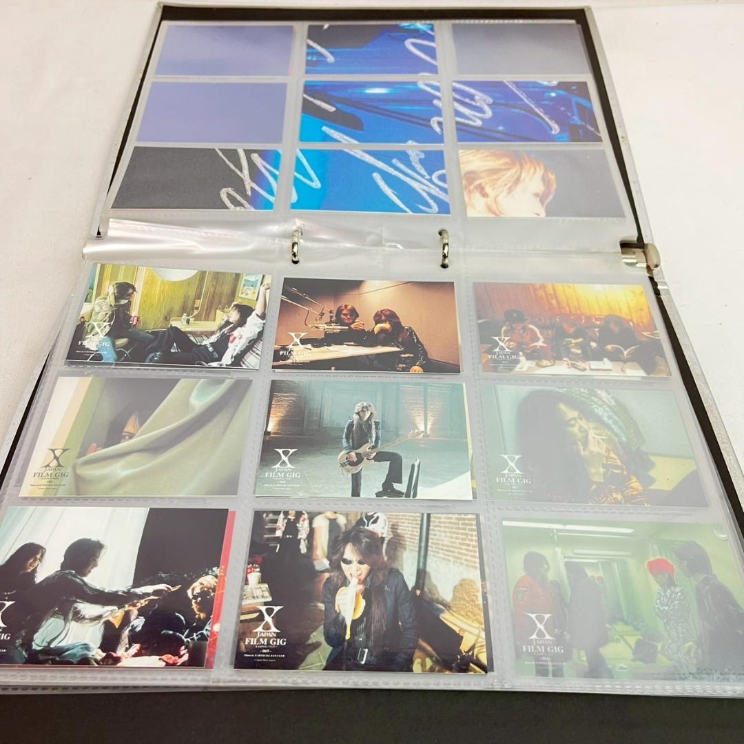 X JAPAN FILM GIG トレーディングカード セット バインダー付き
