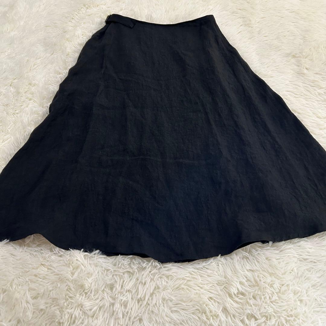 Yohji Yamamoto ヨウジヤマモト リネン 変形ジップ ラップスカート
