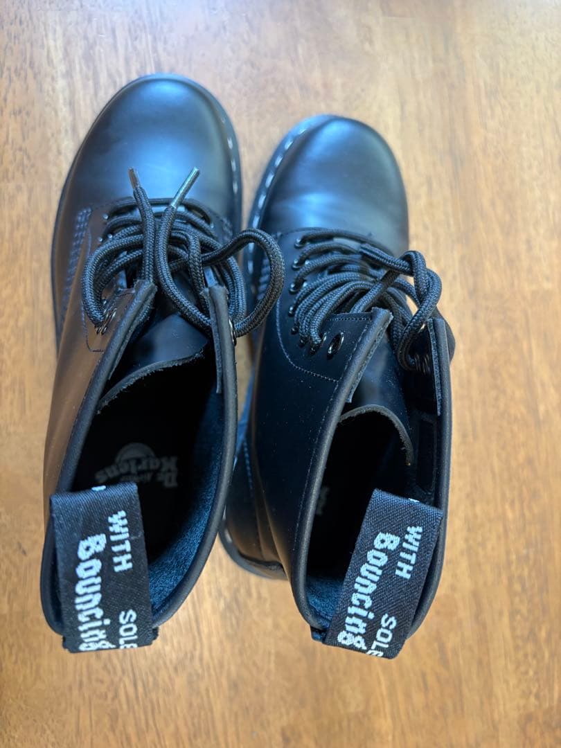 Dr. Martens 8ホール25cmホワイトステッチ　ドクターマーチン