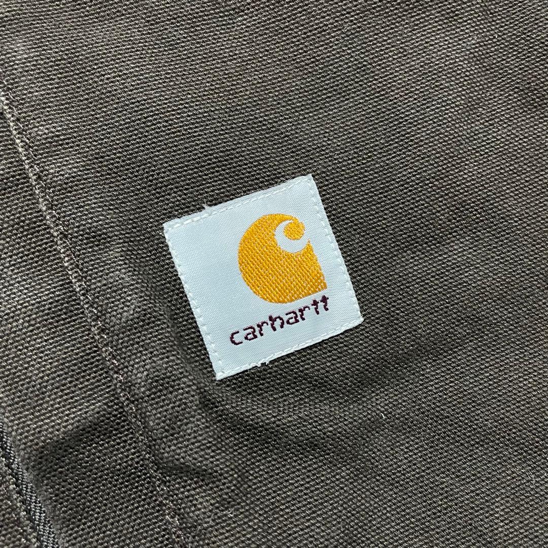 Carhartt カーハート 刺繍ロゴ ダック ボア ベスト ジャケット XL