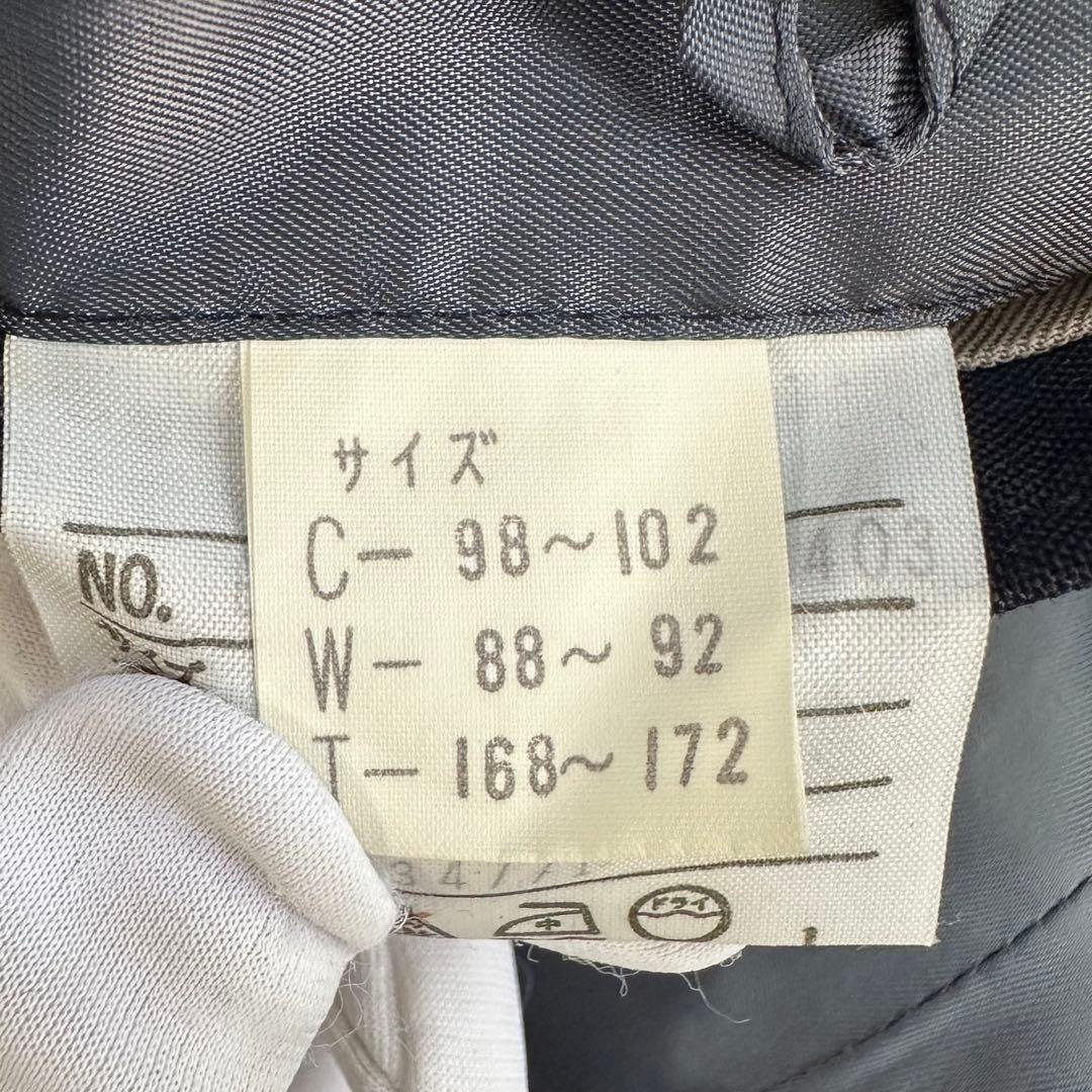 極美品✨J.PRESS 紺ブレ 金ボタン 3B段返り 赤パイピング ネイビー L