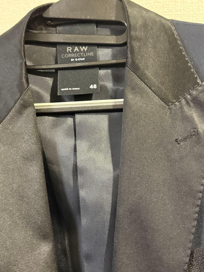 RAW CORRECTLINE ネイビー テーラードジャケット 48
