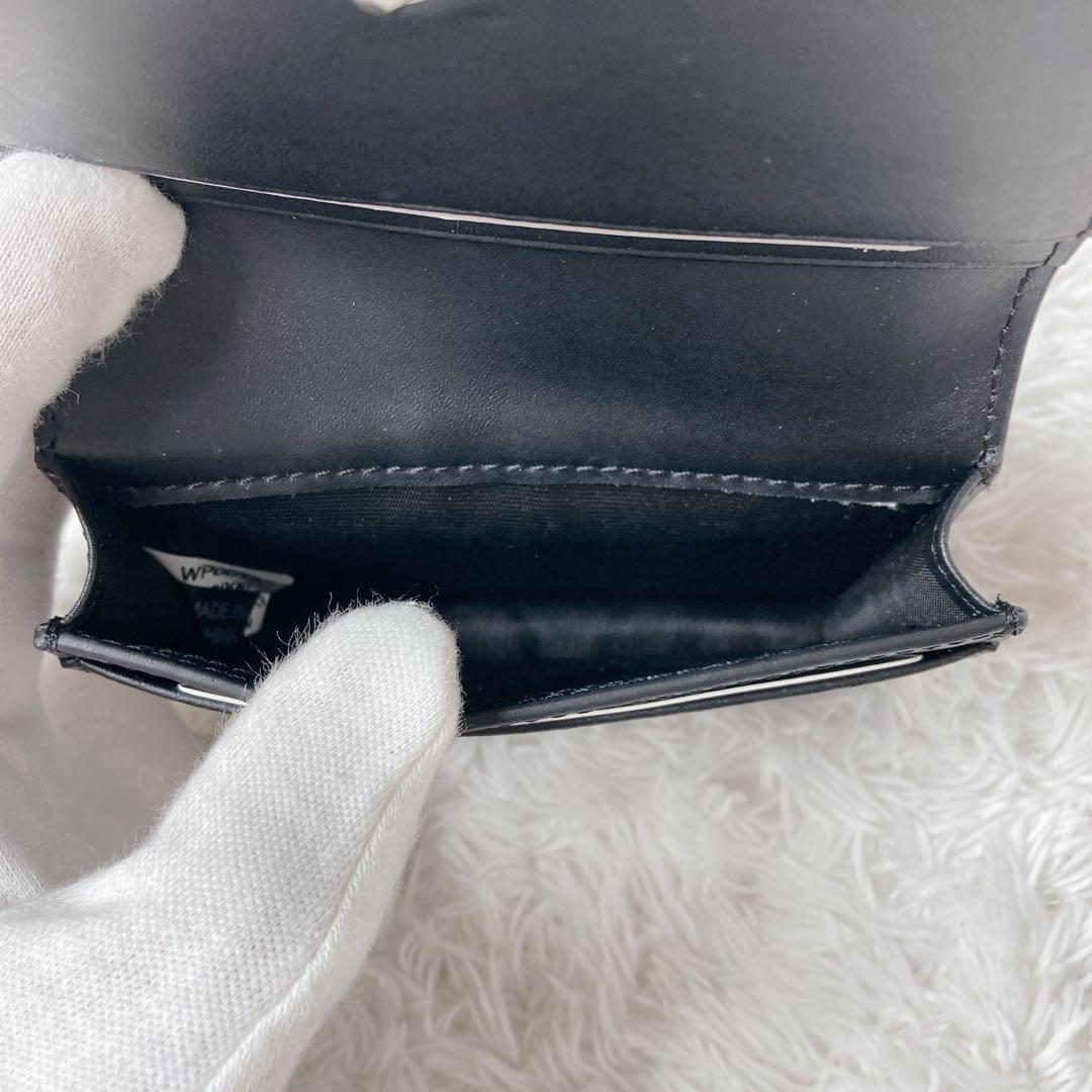 【未使用級】FURLA フルラ ブラック 黒 名刺入れ エナメル レディース